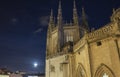 Evening view of the Burgos Cathedral, Burgos, Spain Royalty Free Stock Photo