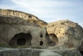 Uplistsikhe Ancient City Caves At Dusk