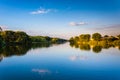 Evening view of Duck Creek in Essex, Maryland.