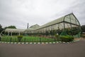 Side view of Famous Glass House at the Lalbagh Botanical Garden, Bangalore, karnataka, India. Royalty Free Stock Photo