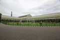 Side view of Famous Glass House at the Lalbagh Botanical Garden, Bangalore, karnataka, India. Royalty Free Stock Photo