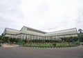 Side view of Famous Glass House at the Lalbagh Botanical Garden, Bangalore, karnataka, India. Royalty Free Stock Photo