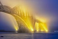 Forth Bridge over Firth of Forth near Queensferry in Scotland