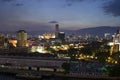 Evening view of Georgetown, Penang, Malaysia