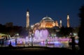 Evening view of the Hagia Sophia