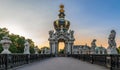 Evening view of historical landmark - in Zwinger palace. Art Gallery of Dresden. Dresden, Saxony, Germany Royalty Free Stock Photo