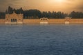 Venice, Italy San Michele cemetery sea view. Royalty Free Stock Photo