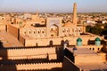 Evening view of Khiva - Uzbekistan