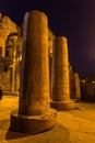 Evening view of Kom Ombo temple, Egy Royalty Free Stock Photo
