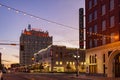 Evening view of the old downtown of Amarillo Royalty Free Stock Photo