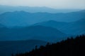 View over Great Smoky Mountains