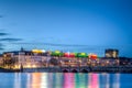 Evening View over The Lakes in Copenhagen, Denmark