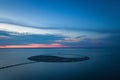 Evening view over the sea