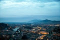 The evening view of Salzburg Royalty Free Stock Photo