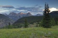 Evening view in San Juan Mountains in Colorado