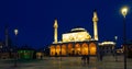 Evening view of Selimiye Mosque, Konya, Turkey Royalty Free Stock Photo