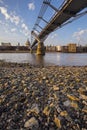 St. Pauls and the Millennium Bridge in London