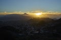 Evening view of Teide volcano Royalty Free Stock Photo