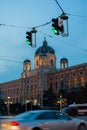 Evening view of Vienna, the capital of Austria