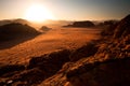 Evening at Wadi Rum Royalty Free Stock Photo
