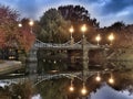 Evening walk in the park Boston Massachusetts Royalty Free Stock Photo