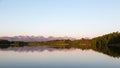 Evening at Westchester Lagoon Royalty Free Stock Photo