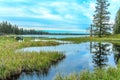 Evening at Whirlpool Lake. Riding Mountain National Park Manitoba Canada