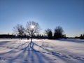 Evening in winter season - canada