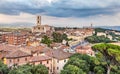 Eveninig view of Perugia, Italy Royalty Free Stock Photo