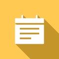 Event Calendar Business Flat Icon Modern Style