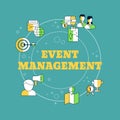 Event management concept Royalty Free Stock Photo