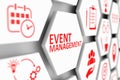 EVENT MANAGEMENT concept Royalty Free Stock Photo