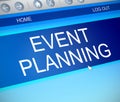 Event planning concept. Royalty Free Stock Photo