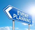 Event planning concept. Royalty Free Stock Photo