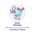 Event planning concept icon Royalty Free Stock Photo