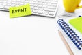 Event planning concept with copy space Royalty Free Stock Photo