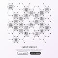 Event services concept in honeycombs