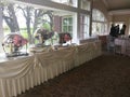 Event serving table; wedding Royalty Free Stock Photo