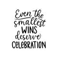 Event smallest wins deserve celebrations card