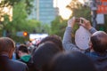 Event of the speical Sunflower Student Movement protest Royalty Free Stock Photo