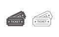 Event tickets icons 2