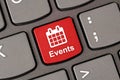 Events calendar