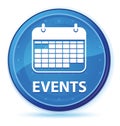 Events (calendar icon) midnight blue prime round button Royalty Free Stock Photo