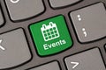 Events calendar