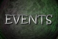 Events Concept Royalty Free Stock Photo