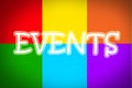 Events Concept Royalty Free Stock Photo