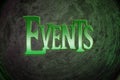 Events Concept Royalty Free Stock Photo