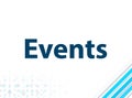 Events Modern Flat Design Blue Abstract Background