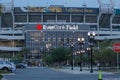 EverBank Field Stadium at Night Royalty Free Stock Photo