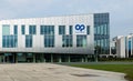 Evere, Brussels Capital Region, Belgium - The plastic omnium company industry headquarters